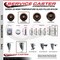 Service Caster 35 Inch High Temp Glass Filled Nylon 34 Inch Threaded Stem Caster Set 2 Brakes SCC SCC-TS20S3514-GFNSHT-34212-2-TLB-2 - alternate 3